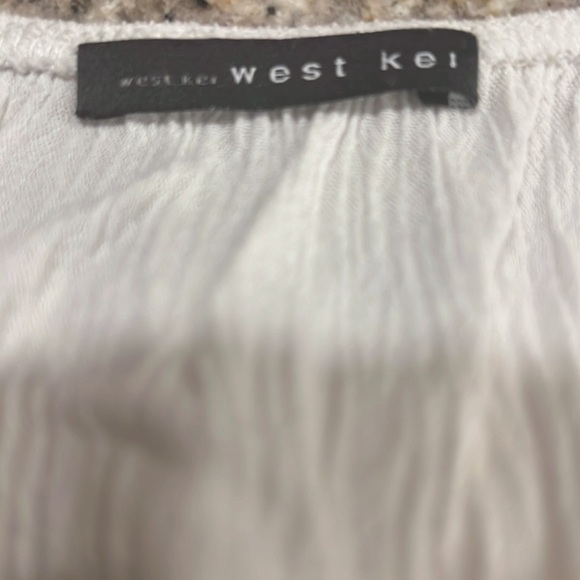 West Kei Maxi Dress -White- Adjustable spaghetti straps-sleeveless- X-Large - Picture 4 of 5